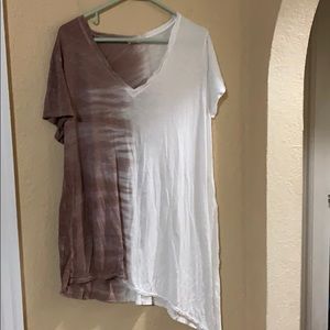 Gilded Intent asymmetrical short sleeve shirt